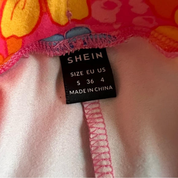 Shein Floral Hippie Retro Bohemian Two-Piece Bell Bottom Halter Crop Top Outfit - Picture 14 of 17